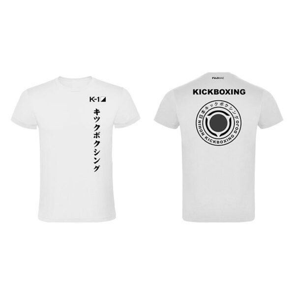 Camiseta de algodón blanca