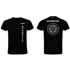 camiseta algodón negro